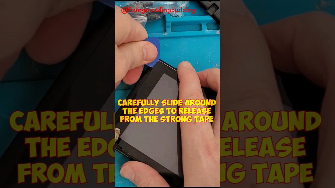 Fitting a new touchscreen on a Nintendo Switch #nintendo #nintendoswitch