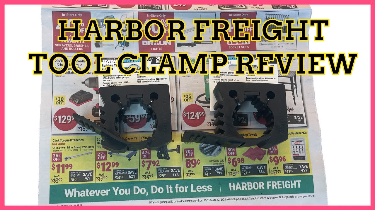 Harbor Freight Rubber Tool Clamp Review - $3 Hero or Zero?  #harborfreight #overlanding