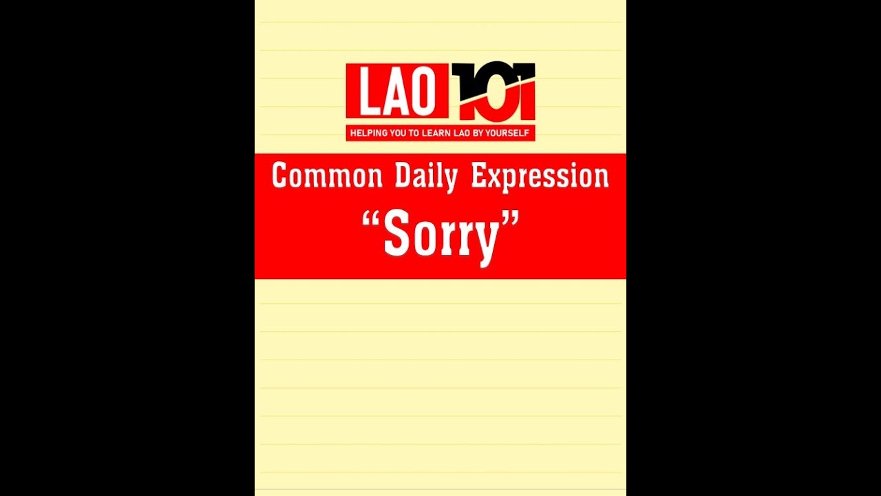 Common Expression: How to say sorry #shorts