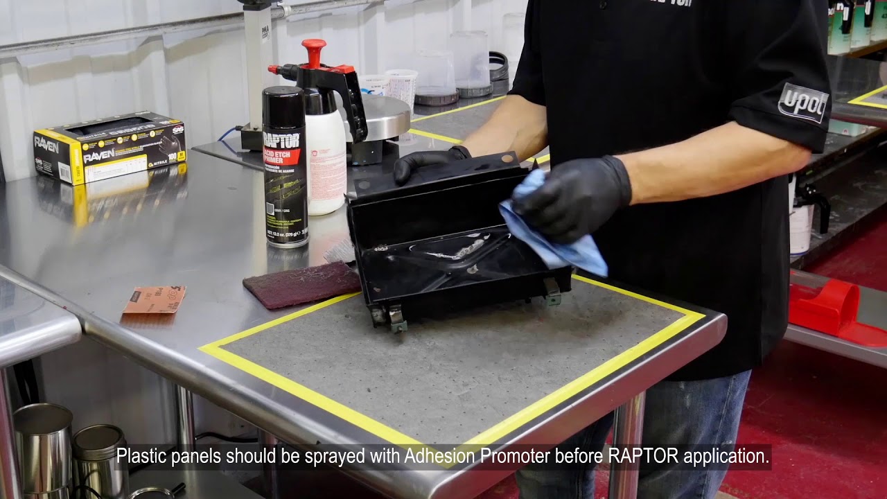 RAPTOR 2K Bedliner Aerosols - Surface Preparation