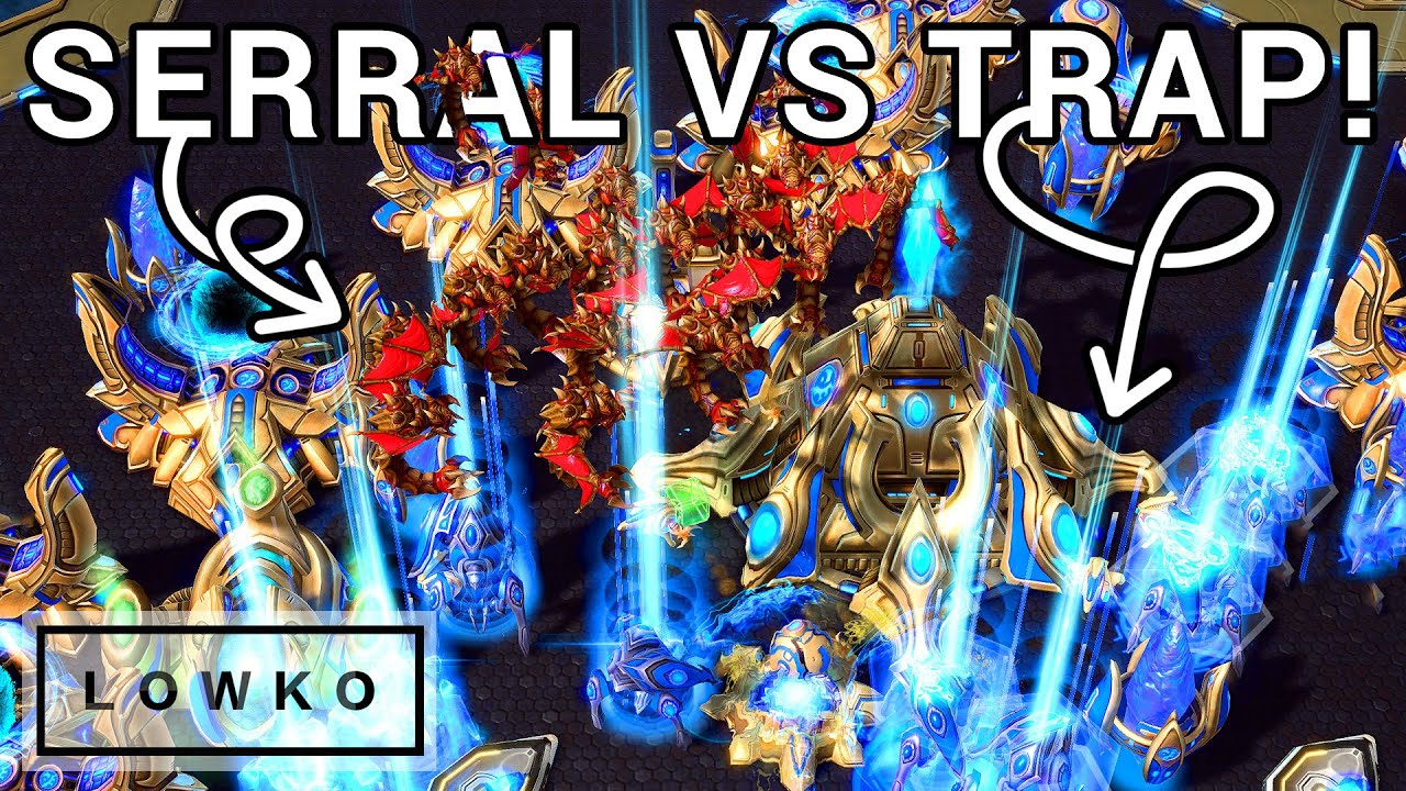StarCraft 2: NON-STOP Protoss Aggression! (Serral vs Trap)