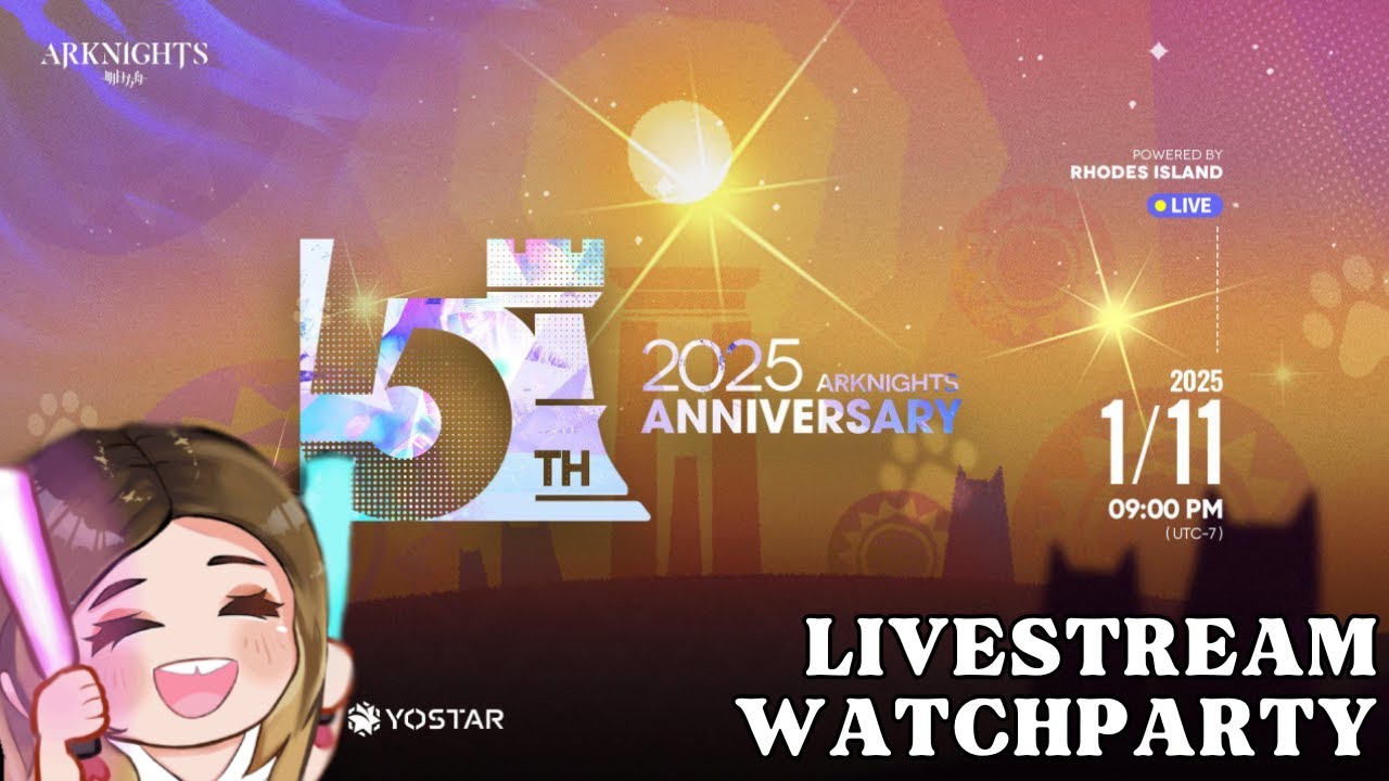 Arknights 5th Anniversary Livestream WATCHPARTY