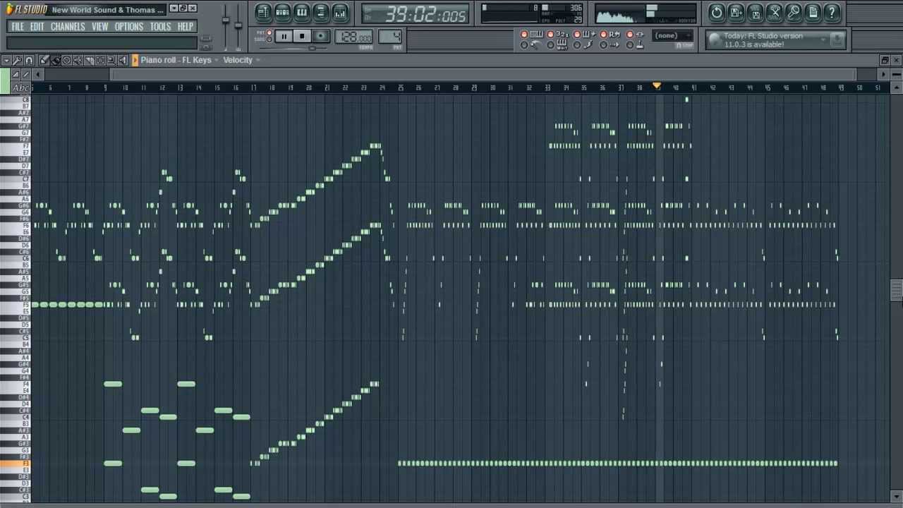 New World Sound & Thomas Newson - Flute [Piano Cover/Melody Tutorial] Free FLP + Download!!!
