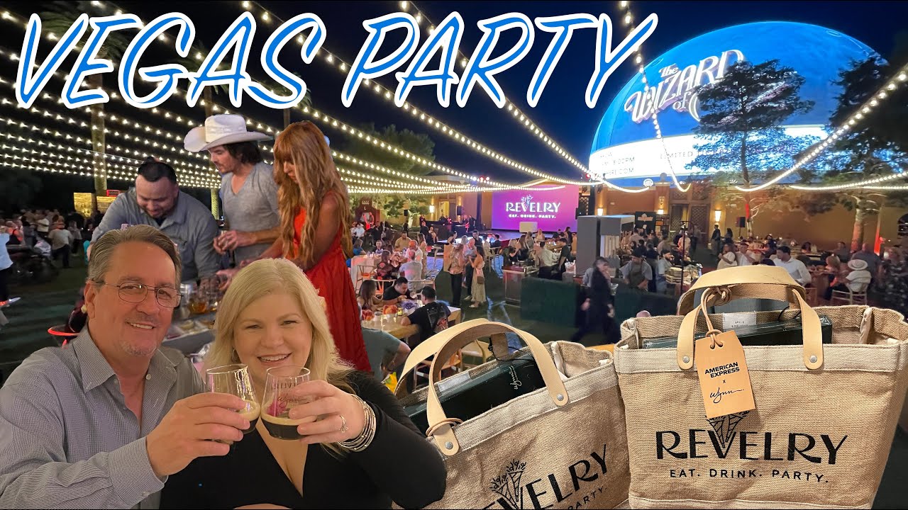 Вечеринка Revelry Eat Drink Party в отеле Wynn | Сфера Волшебника страны Оз | Поездка на выходные...