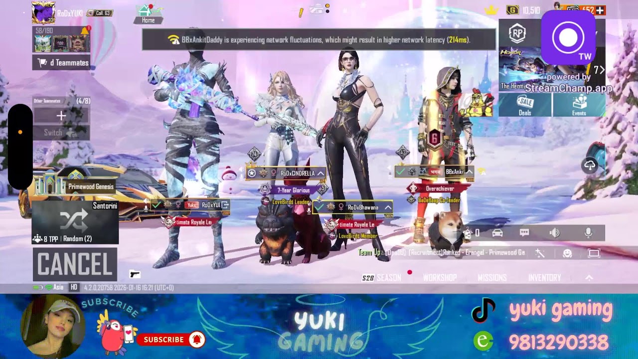 Yuki gaming 🫀 Live Stream