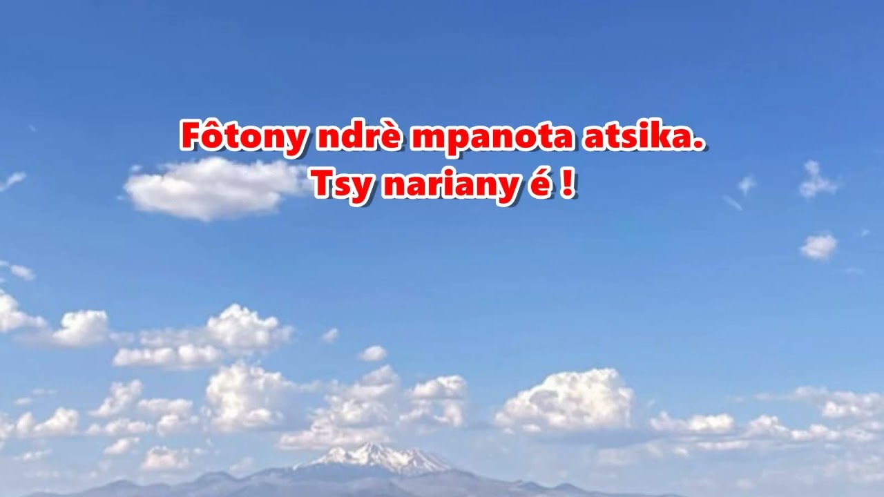 Atsika zaka manan'ainy jiaby_Hira Katolika Malagasy