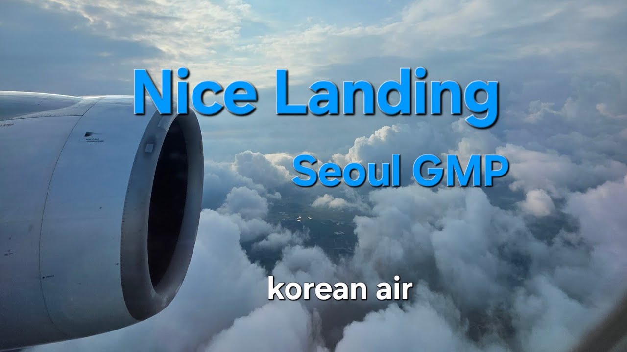 김포국제공항 14R 착륙 (GMP landing 14R)