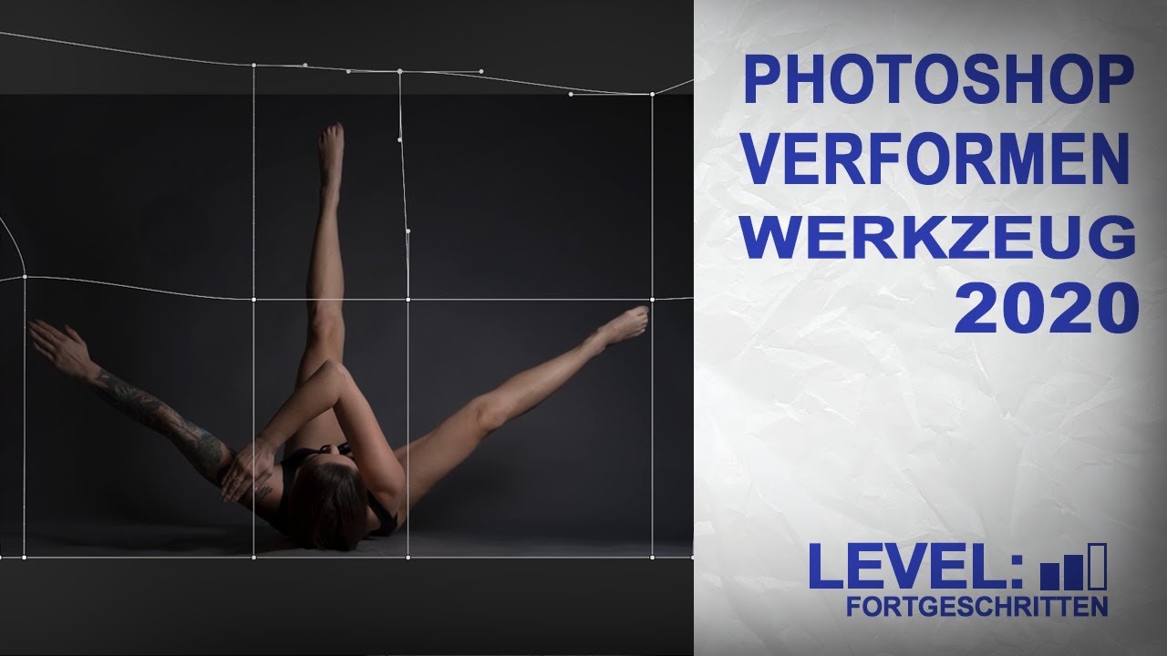 Verformen Tool in Photoshop 2020 - Warp-Tool