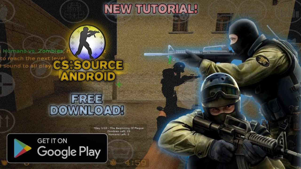 How To Download & Install Counter-Strike: Source On Android🔥 [2GB + DATA] [CHECK DESCRIPTION!!!!]