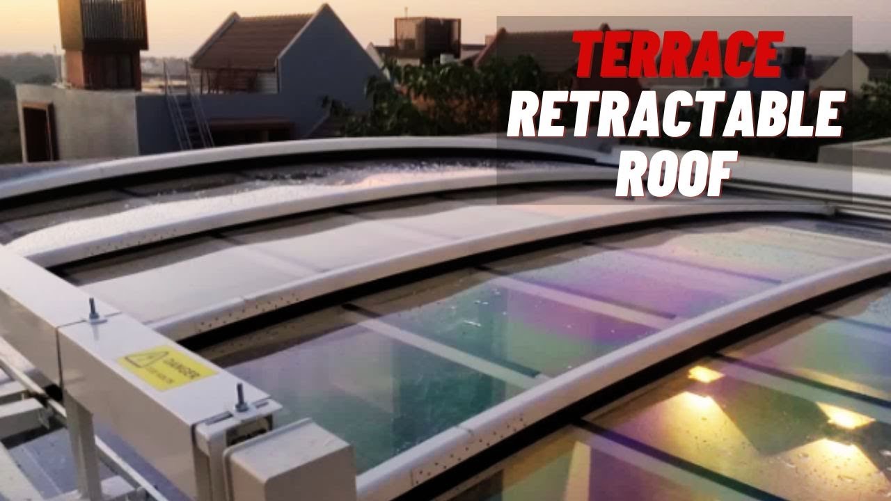 MOTORISED Retractable Roof for Rooftop in Vapi, Gujarat, India