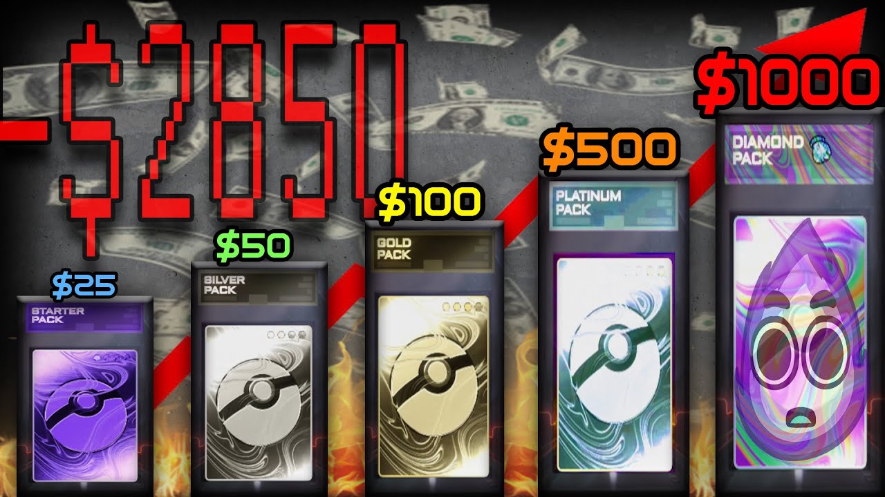 Я потратил 2850 долларов на наборы Pokemon Mystery Packs... ОГРОМНАЯ ошибка!