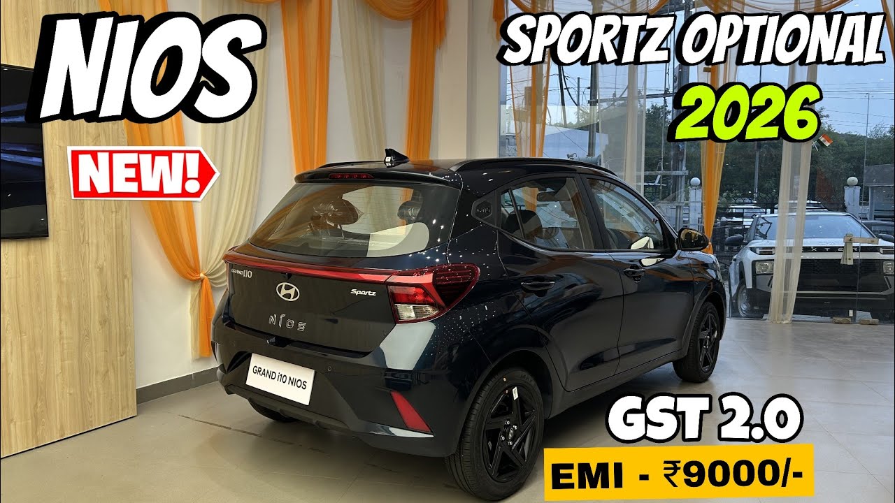 New Hyundai Grand I10 Nios Sportz(O)2026❤️ | GST 2.0 में ₹73,000/- की महाबचत✅ | Nios 2026 Review