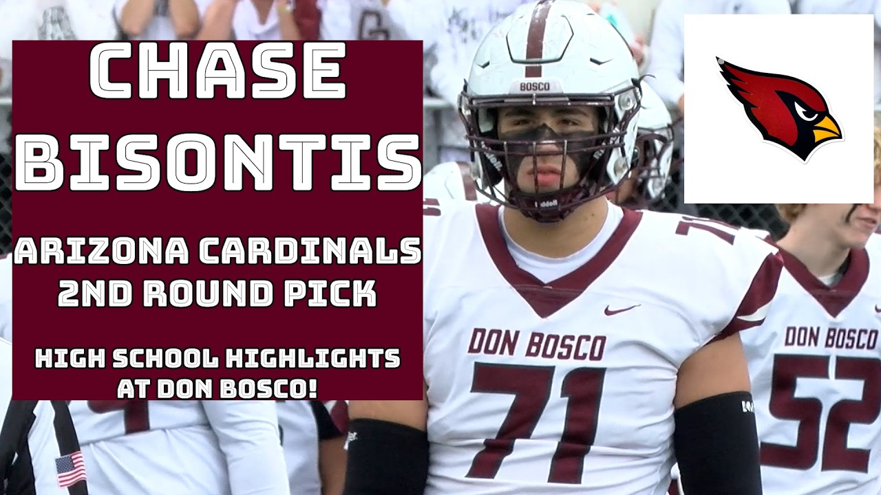 Chase Bisontis | Arizona Cardinals 2nd Round Pick | HS Highlights at Don Bosco Prep