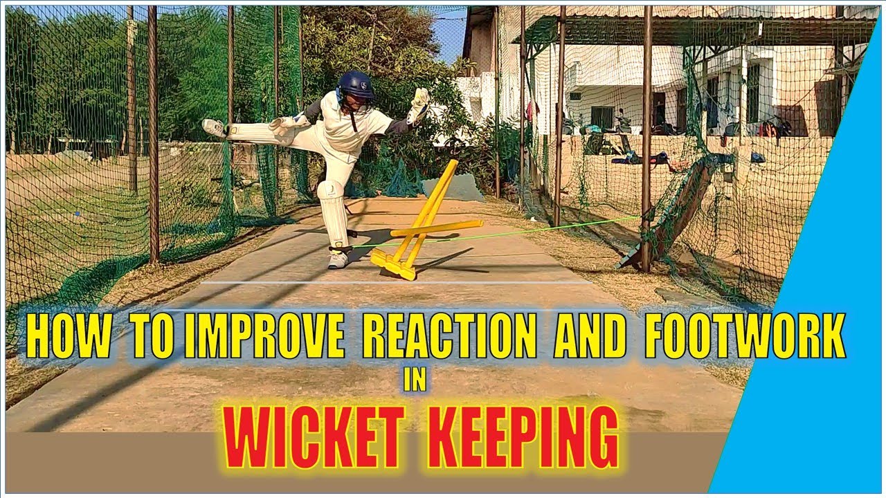 HOW TO IMPROVE  REACTION AND FOOTWORK IN WICKET KEEPING | BEST WICKET KEEPING DRILLS | HINDI