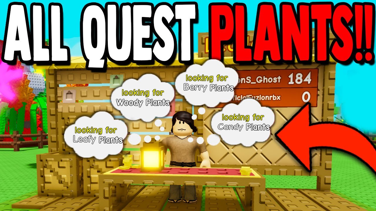 ВСЕ РАСТЕНИЯ ИЗ BEANSTALK QUEST!! | Вырасти сад ROBLOX