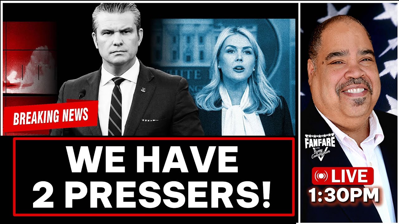 LIVE TODAY: Pete Hegseth And Karoline Leavitt Host Press Conferences! (and more news)