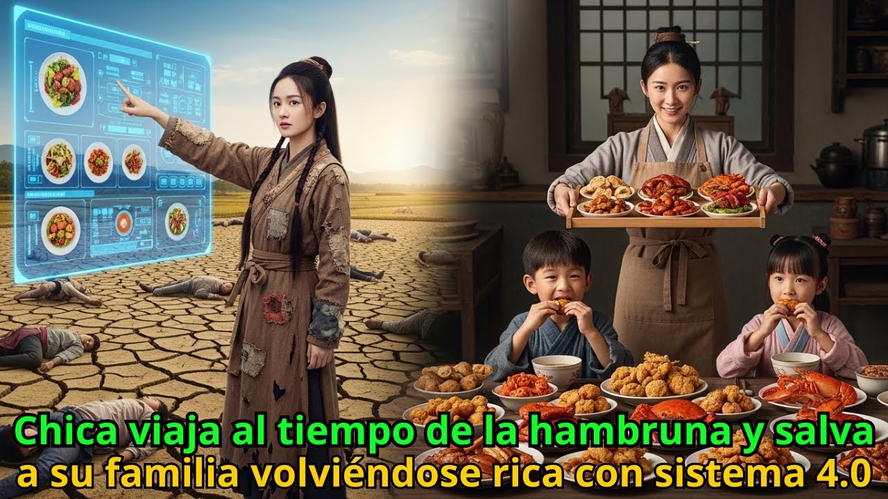 Chica viaja al tiempo de la hambruna y salva a su familia volviéndose rica con sistema 4.0