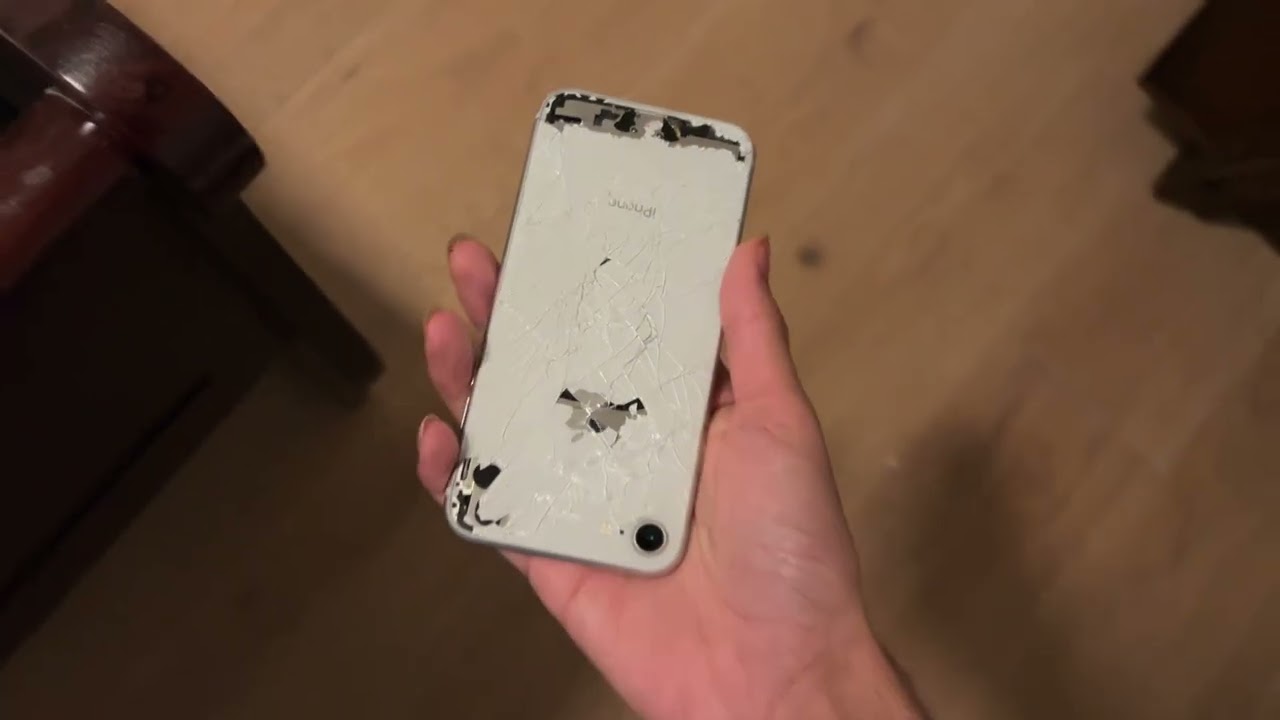 Destroying my old iPhone 8