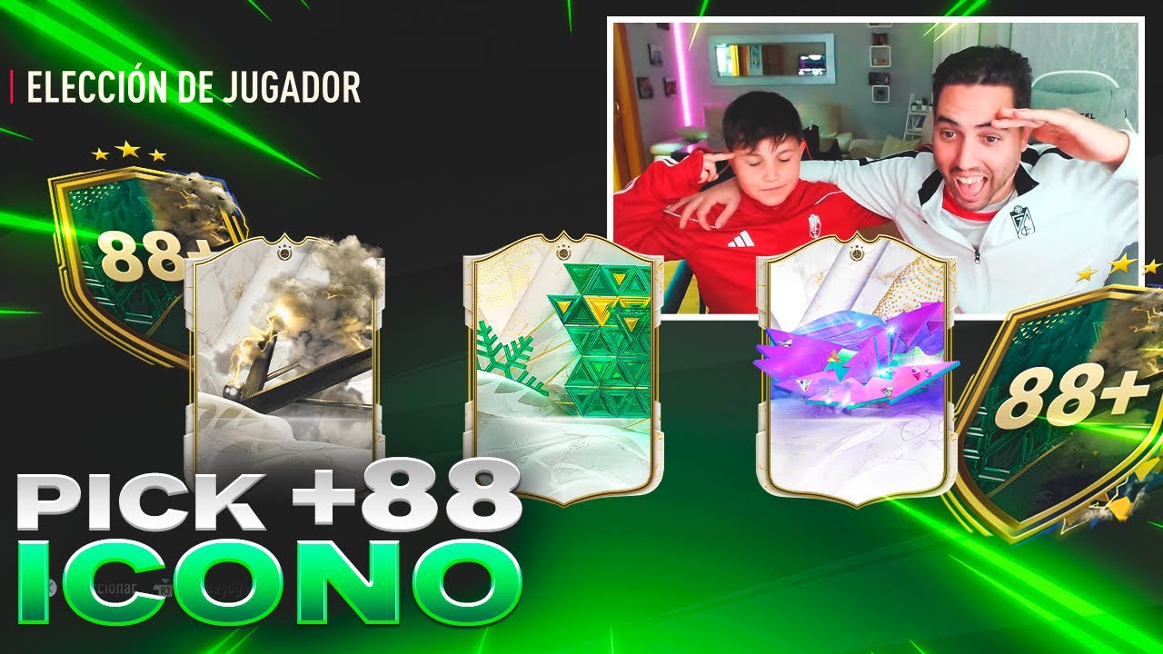 ABRIMOS LOS 2 PICKS DE ICONOS 88+ DESLUMBRANTE/WINTER !! EA FC 24
