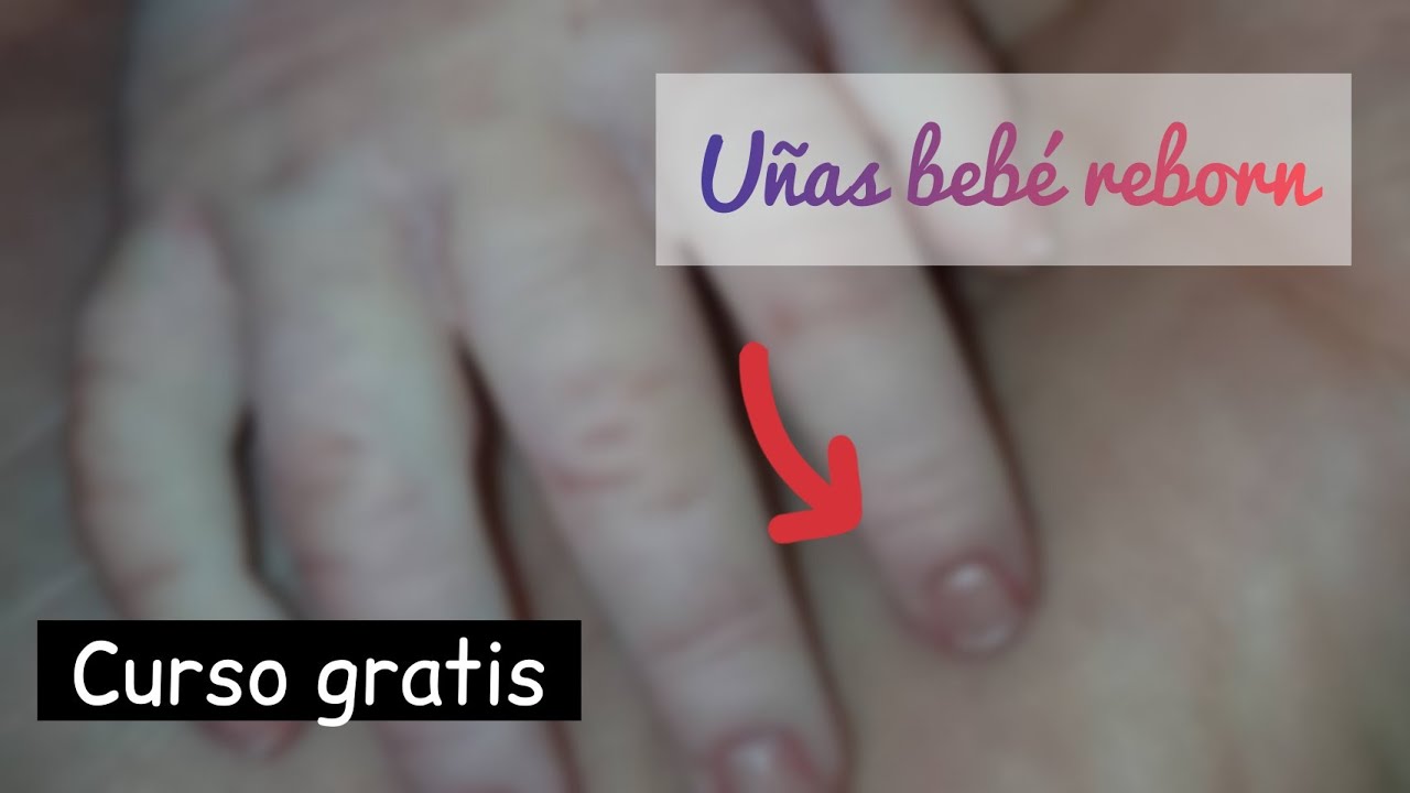 Curso Bebé Reborn /// Base uñas.