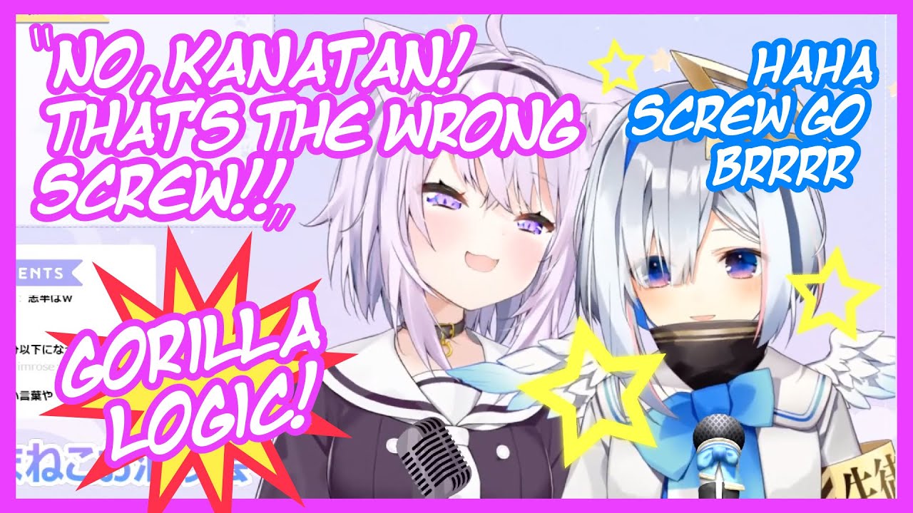 Okayu had to Help Kanata Build her Gaming Chair [ENG]