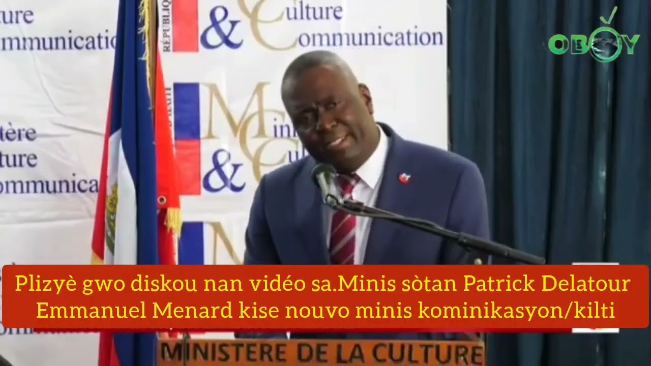 Gwo chanjmn ne tèt leta,Delatour ki kite MCC fè yn diskou tèt chaje.Émmanuel M.fè yn gwo diskou.Tnde