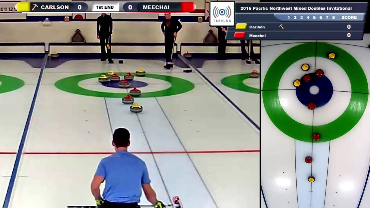 Curling Champions Tour, PNW Mixed Doubles, Round Robin, McLean/Carlson vs. Calcagno/Meechai