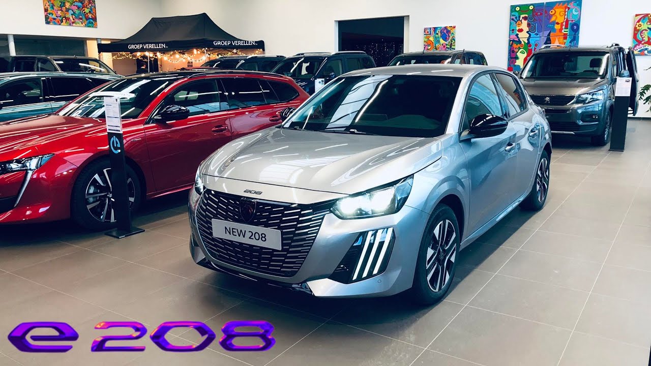 NEW 2024 PEUGEOT E-208 IN 4K #peugeot #peugeote208 #208 #e208 #peugeot208 #2024 #carreview #ev