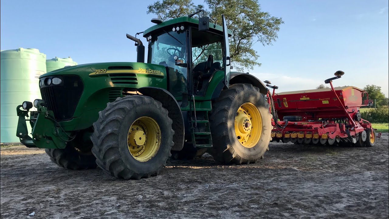 John Deere 7820 & Vaderstad Rapid 300XL Ag Leader siew pszenicy 2020/ Kula