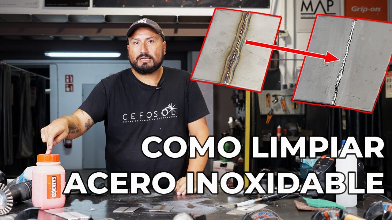 LIMPIEZA de ACEROS INOXIDABLES por ELECTRÓLISIS y GEL DECAPANTE