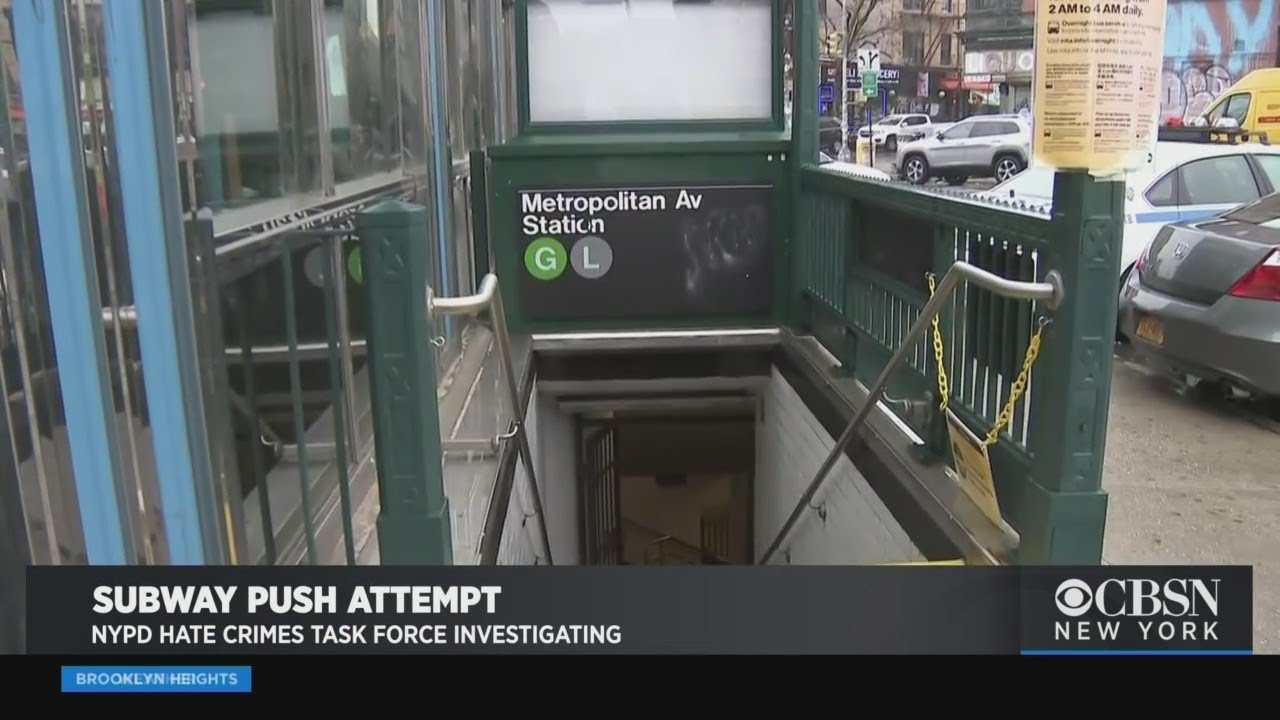 NYPD Hate Crimes Task Force Investigating Subway Push Attempt In Brooklyn