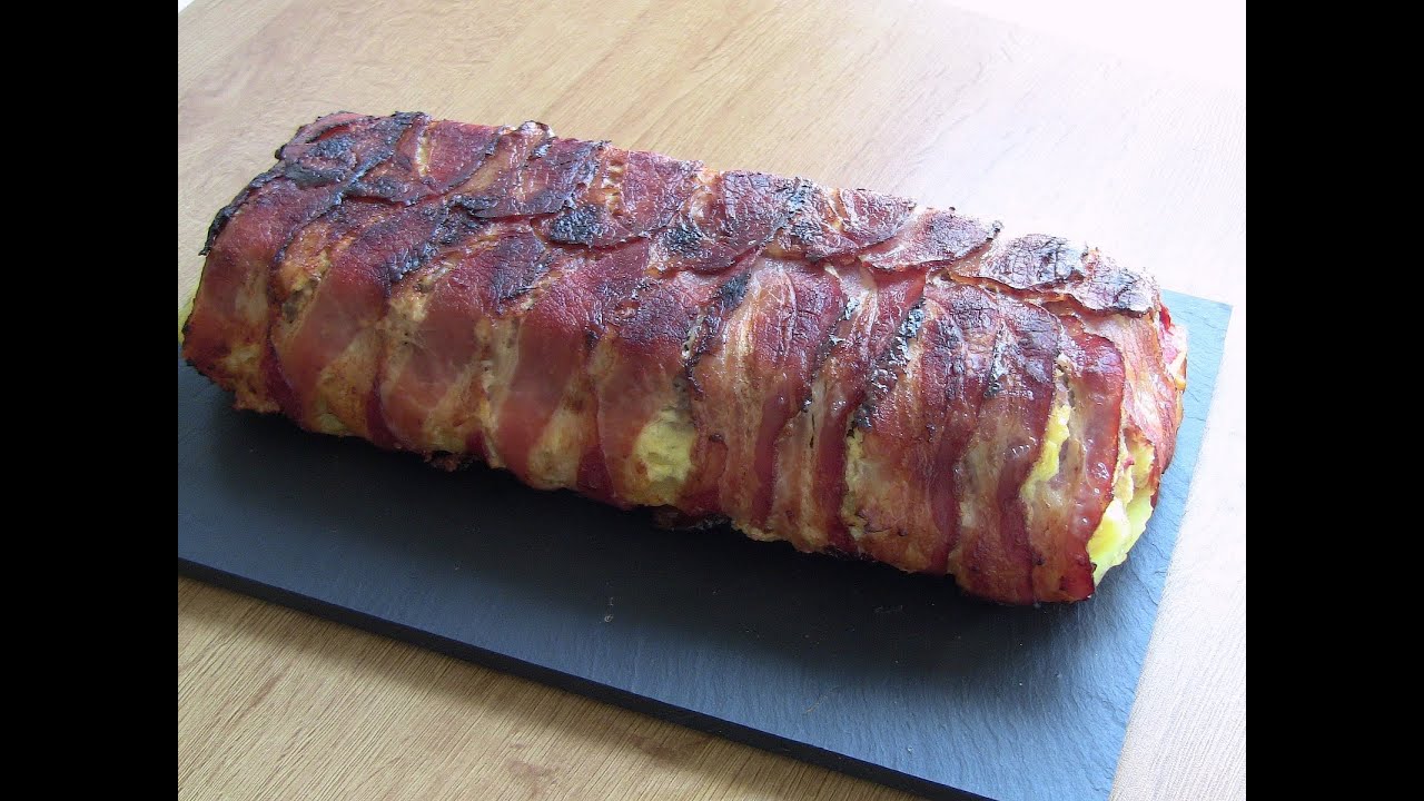 Pastel de carne y tortilla de patata