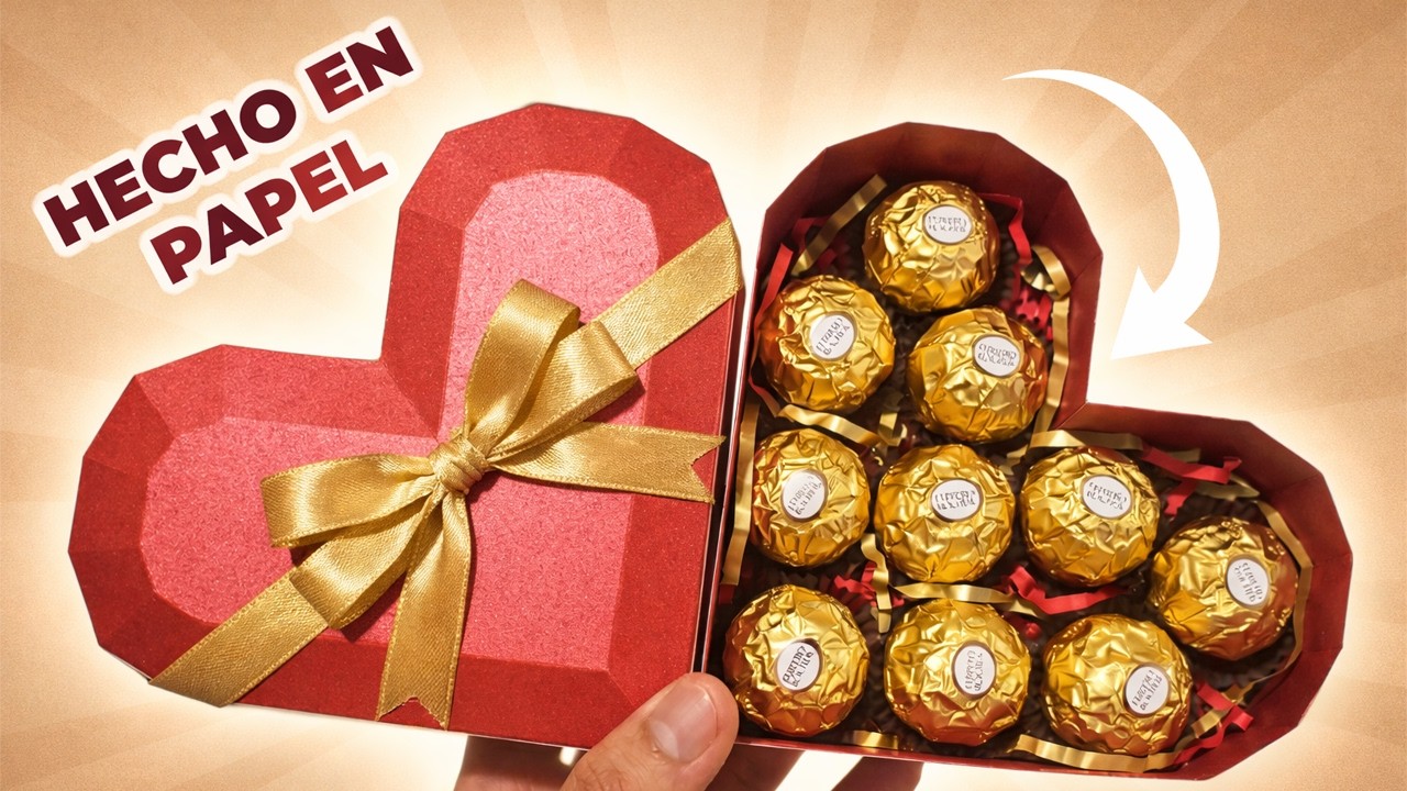 Este corazón de papel enamora 💖 | Plantilla GRATIS