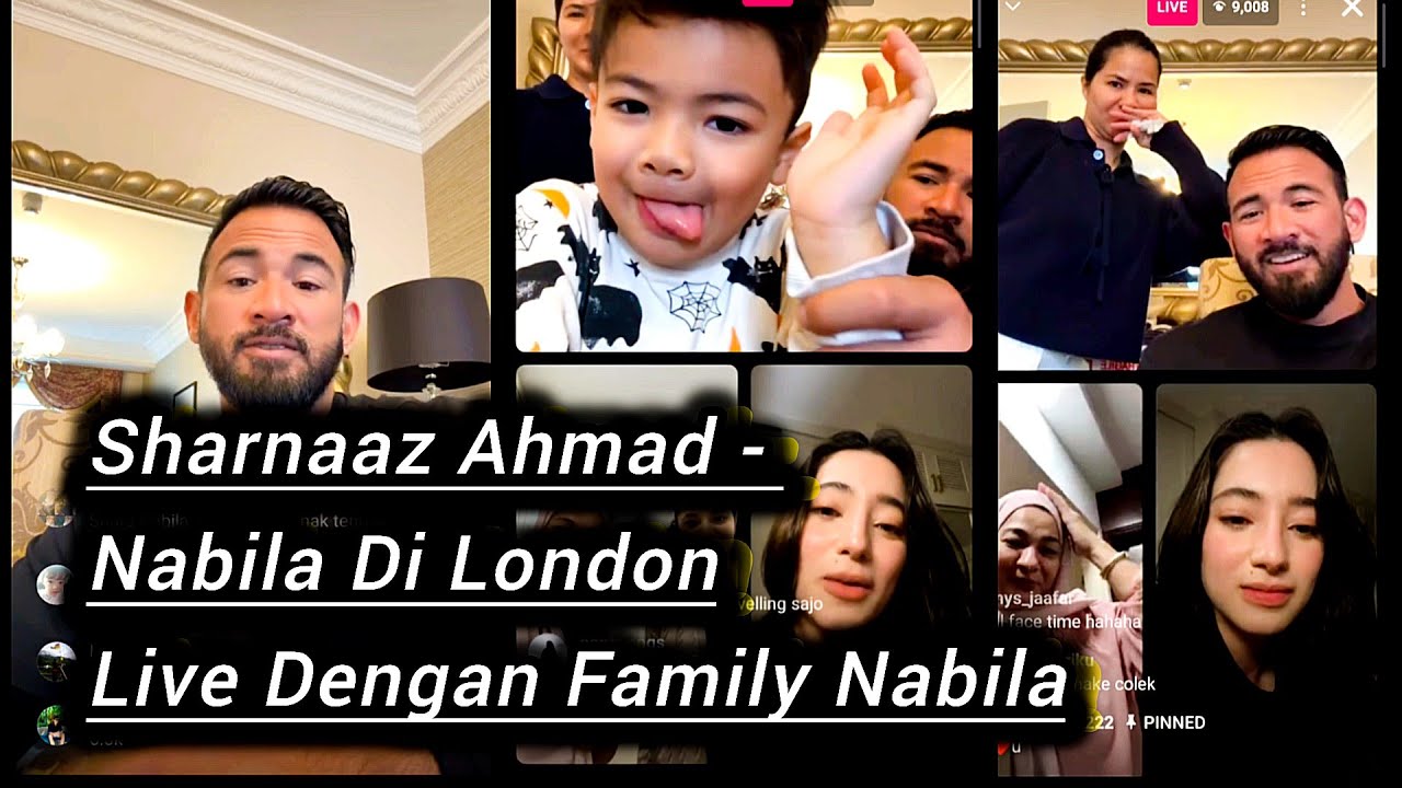 Sharnaaz Ahmad & Nabila Family live Di London