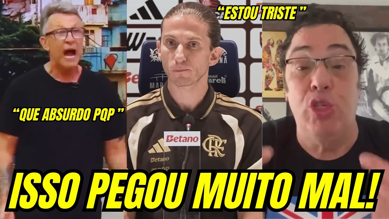 🚨EITA! NETO E CASAGRANDE PERDERAM A LINHA COM A DEMISSÃO DE FILIPE LUÍS!