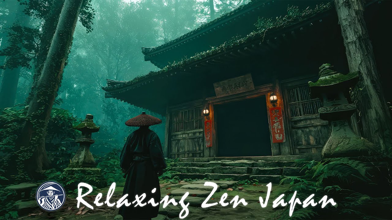Finding Calm in the Rain - Japanese Zen Music For Soothing, Meditation, Healing