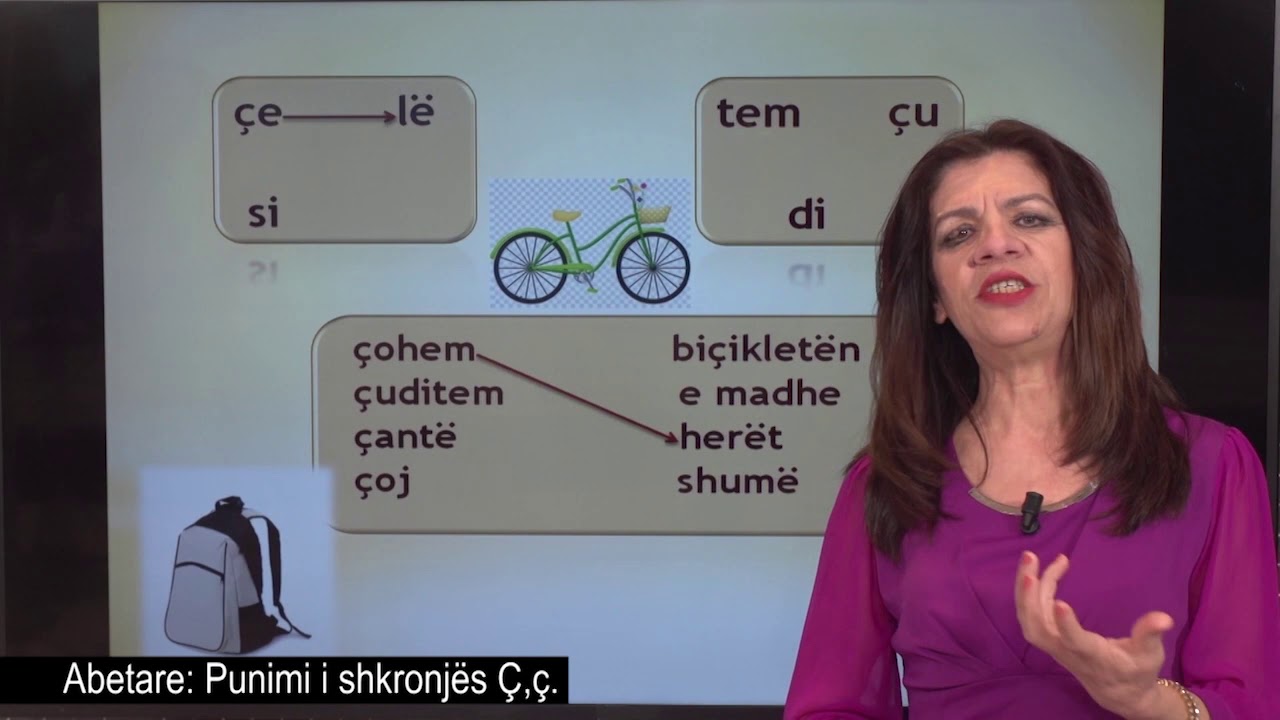 Gjuhë shqipe dhe Abetare 1  - Punimi i shkronjës Ç,ç.