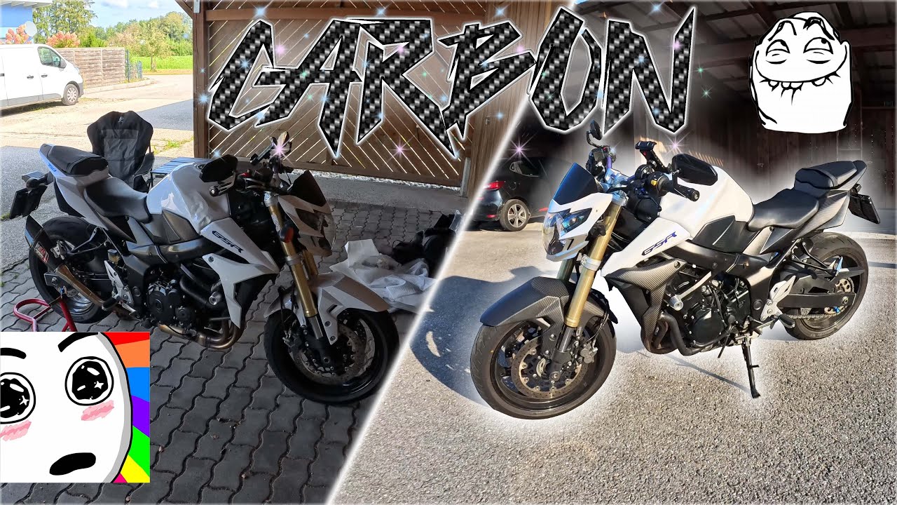Verkleidung Tauschen: Carbon-Look an der Suzuki GSR 750 – So geht’s!