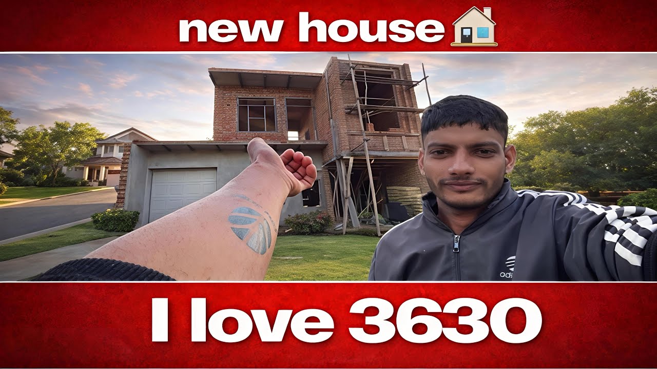 अपना new house 🏡  इतना काम हो गया बाकी काम पेंडिंग 😡ठेकेदार ने घर की बनाई बीरबल की खिचड़ी😂 