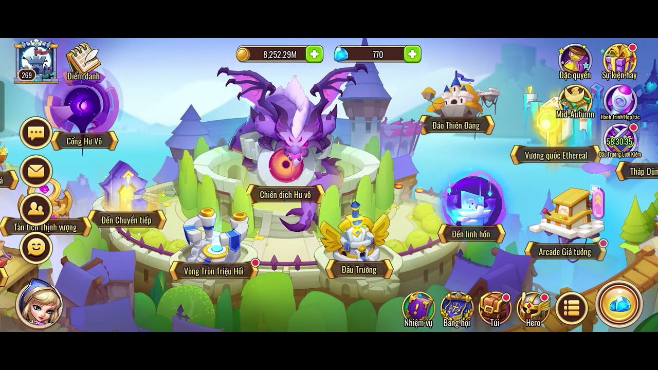 Idle heroes - F2P Aspen 37M atk và cách tăng sức mạnh nhanh chóng.