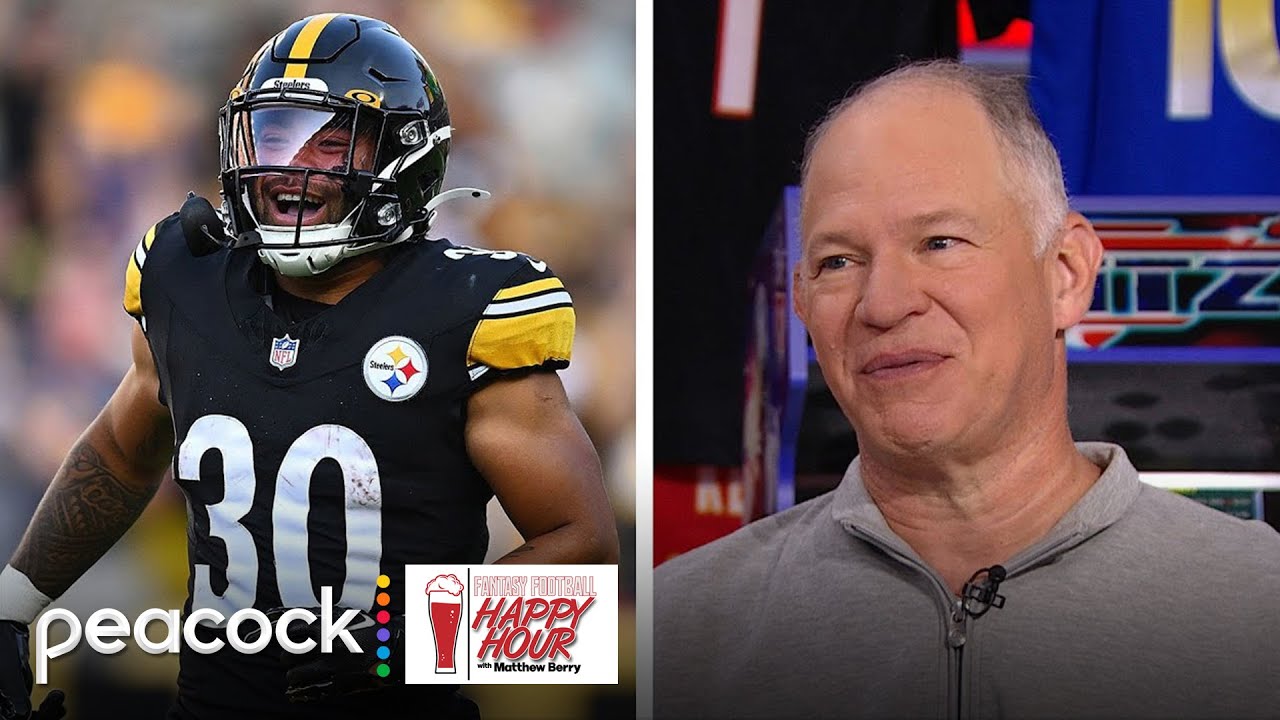 Warren pushing Harris for carries in Steelers backfield | Fantasy Football Happy Hour | NFL on NBC