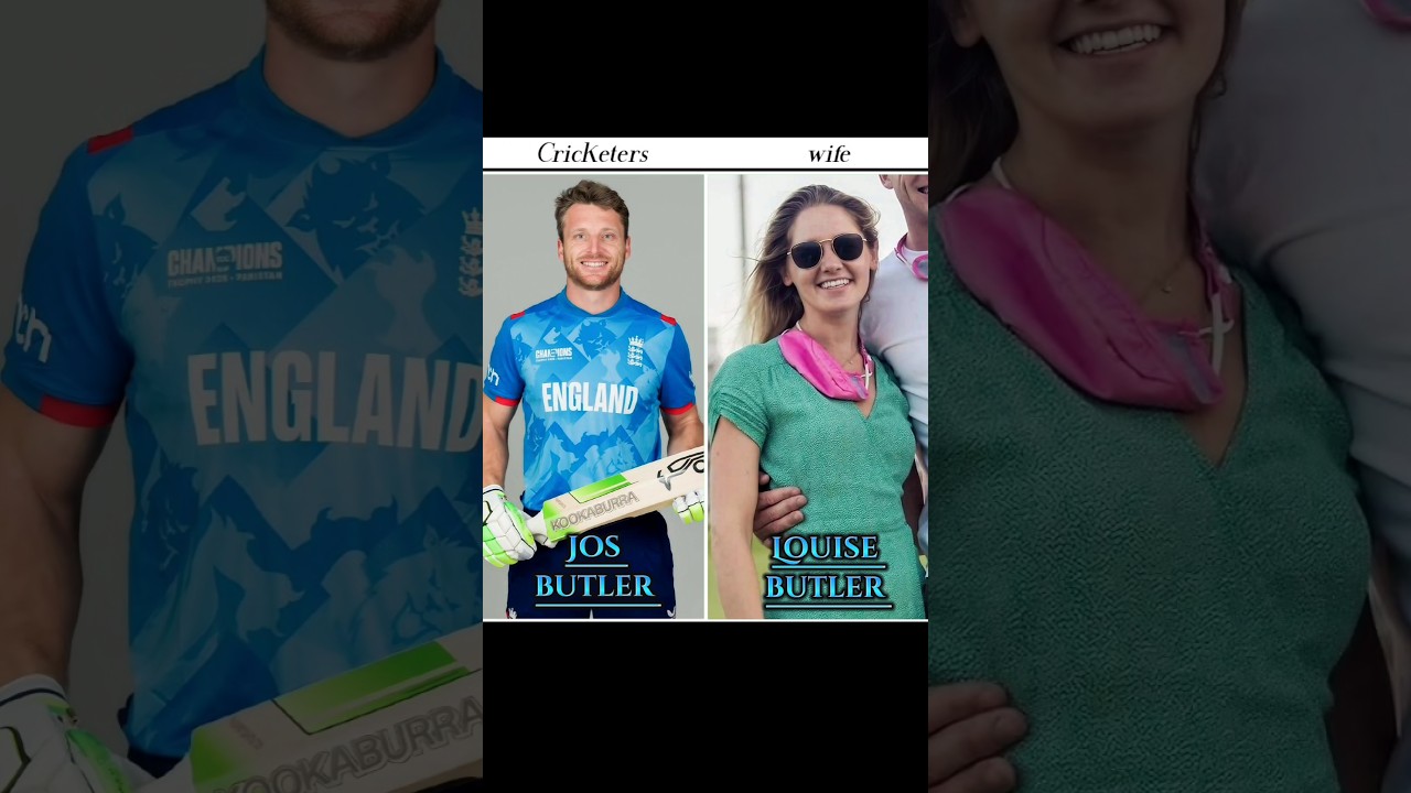 England cricketers and his wife with their real name #cricket #cricketer