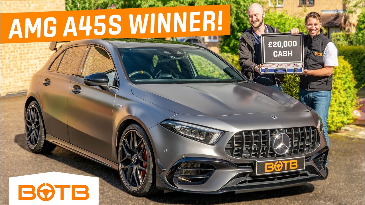 £79,000 SURPRISE! Mercedes AMG A45s PLUS £20,000 Cash. BOTB Car Winner