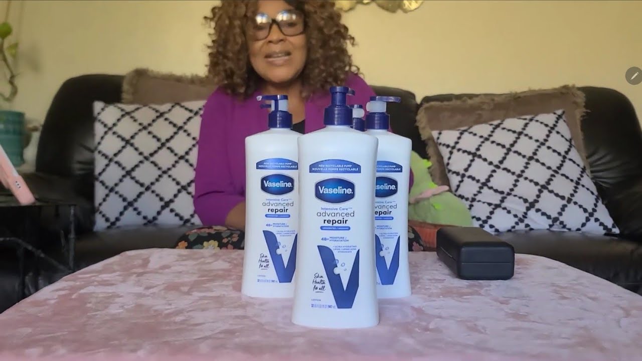 Vaseline Intensive Care Unscented Advanced Repair Lotion For Dry & Damaged skin | The Word Of God.