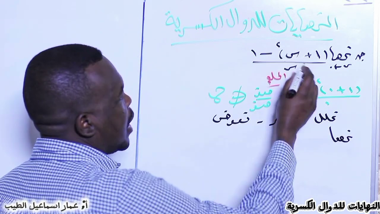 النهايات للدوال الكسرية