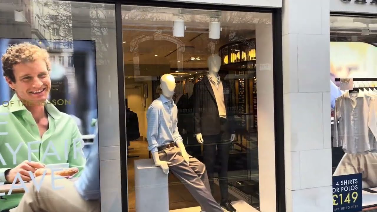 Walking in Mayfair London, Oxford Street - Central London Luxury Shopping February 2026 4K HDR