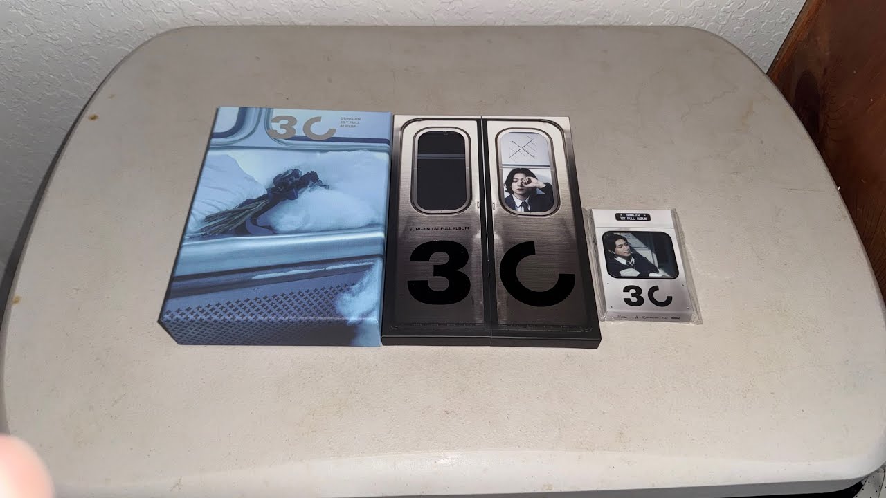 Sungjin 1st Full Album 30 Unboxing (Photobook Ver, Postcard Ver, Platform Ver)