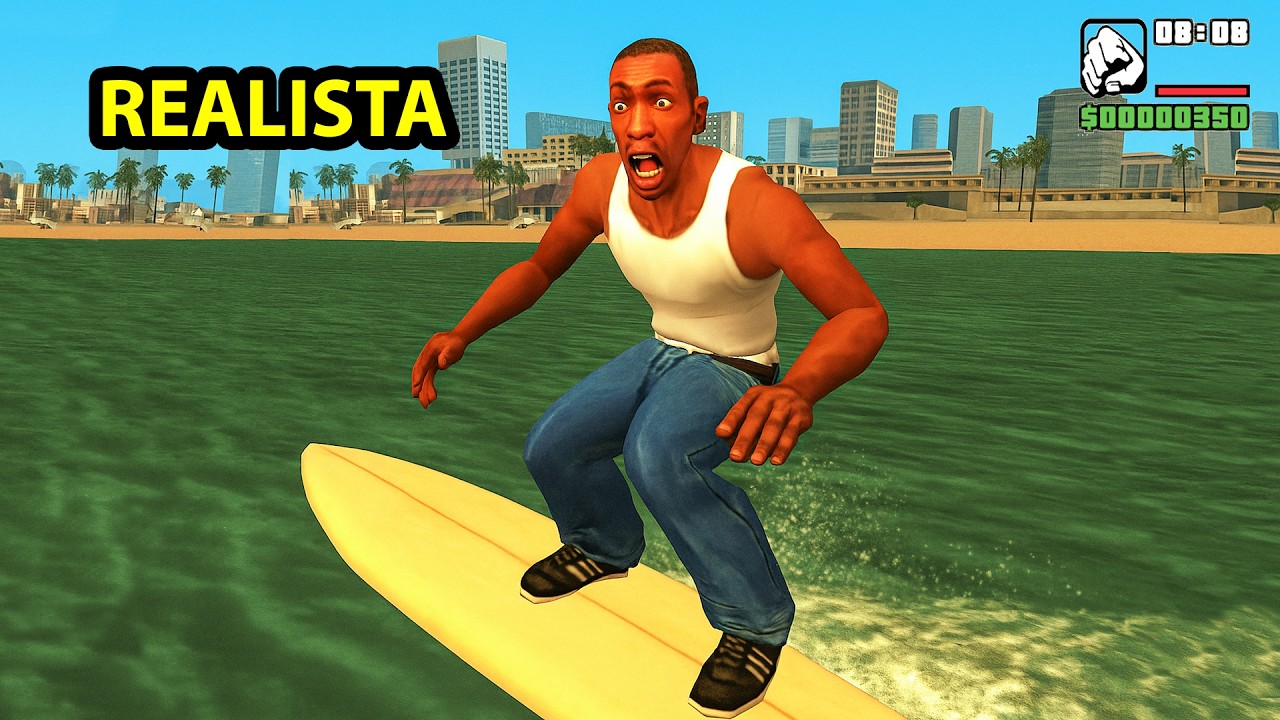 Botei MAIS MODS que deixam o GTA SA REALISTA (ou nem tanto)