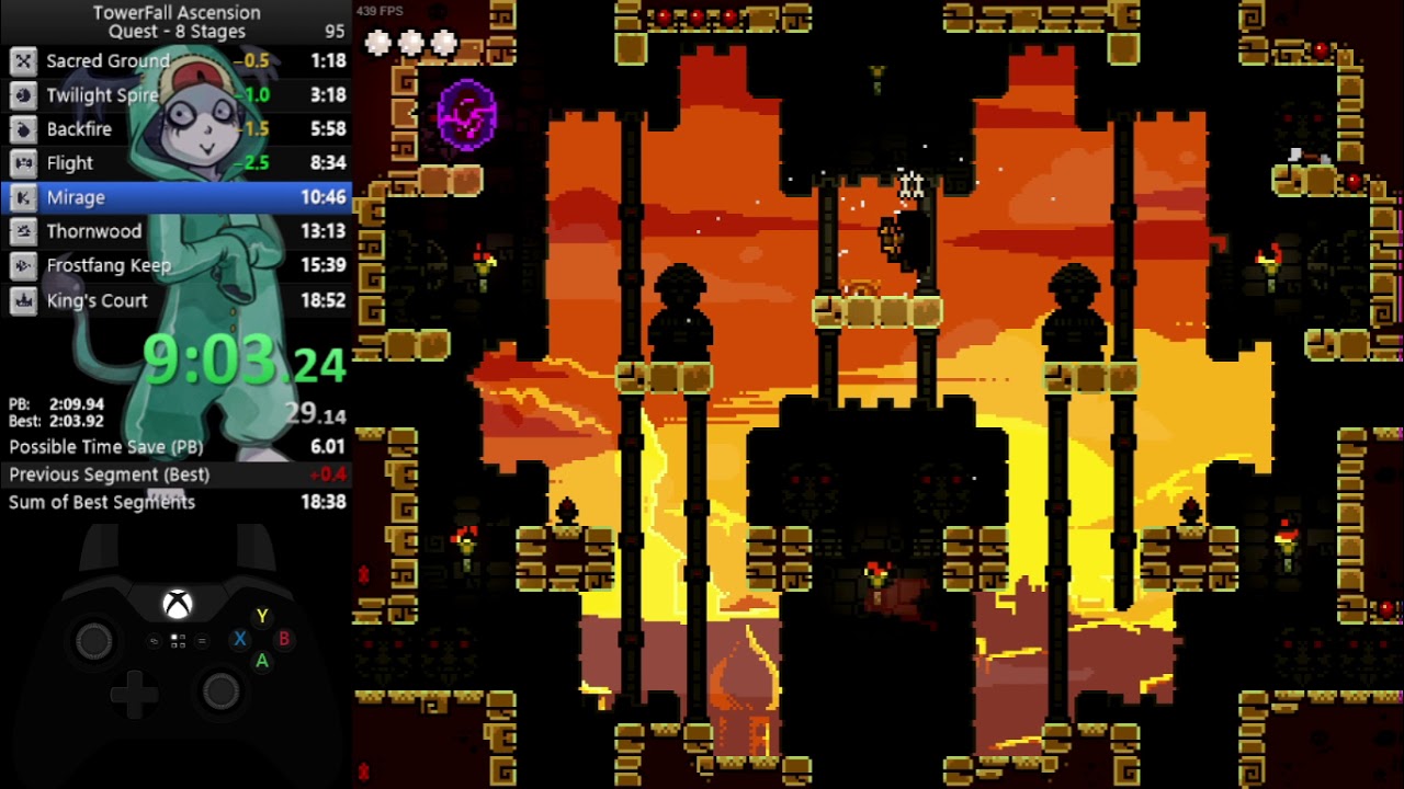 TowerFall Ascension : Any % Quest 8-Stages (normal) [WR] 16/03/2021