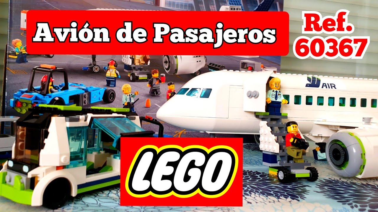 🛩AVIÓN🛩 de pasajeros de LEGO Ref. 60367.